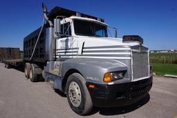 1988 Kenworth Model T600A Conventional Tandem Axle Dump Truck, VIN# 1XKAD29X4JJ518990, Cummins 855 T