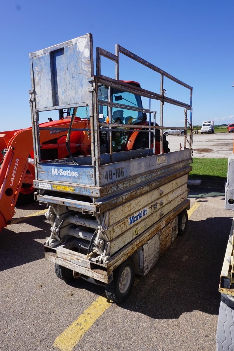 Marklift Model M Series Electric Scissor Lift, 20' Platform Height, 26' Working Height, Extendable P