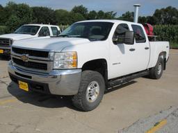 2010 Chevrolet Model 2500HD Crew Cab 4x4 Pickup, VIN# 1GCH4KVBG0AF140860, 6.0 Liter Vortec V-8 Gas E