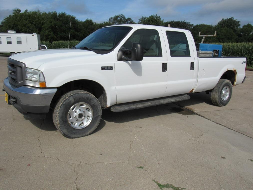 2004 Ford Model F-350 XL Super Duty 1-Ton Crew Cab Pickup, VIN# 1FTSW31L04EC83946, Triton 5.4 Liter