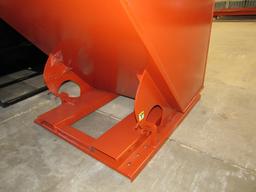 New/Unused Heavy Duty 1.75 Cubic Yard Self Dumping Hopper (6,000lb. Capacity).