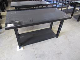 29.5" x 60" Heavy Duty Work Bench with Shelf.