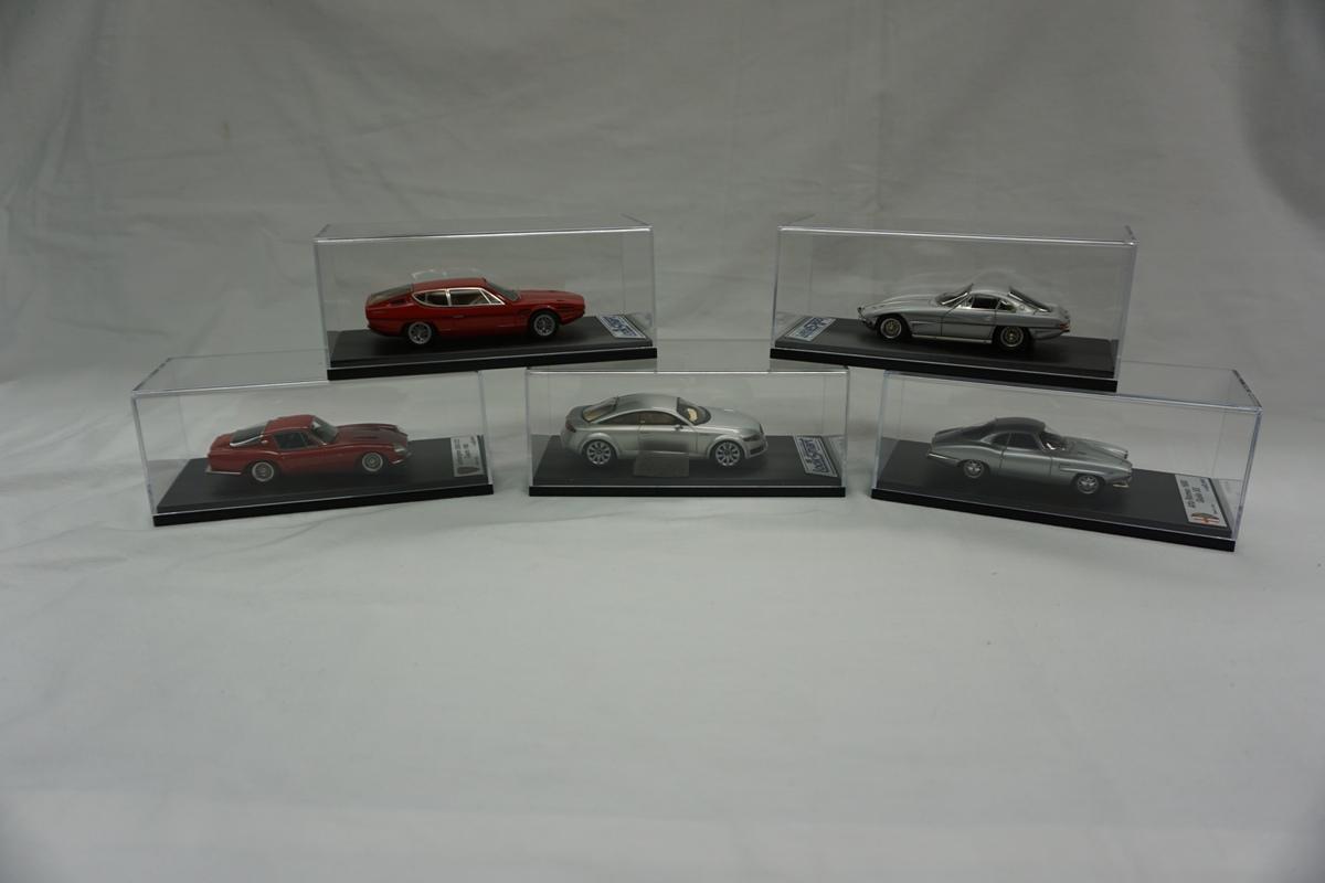 (5) Look Smart 1:43 Scale Models in Boxes: Lamborghini 3500 GTZ, Audi Nuvol