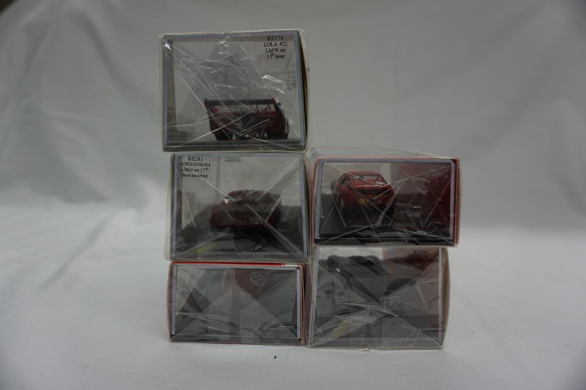 (5) Various Brands 1:43 Scale Models in Boxes: (2) Abarth - 700's & (3) Biz