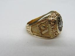 Yellow Gold UpJohn Academy Animal Health Diamond Ring (Center Stone Weight