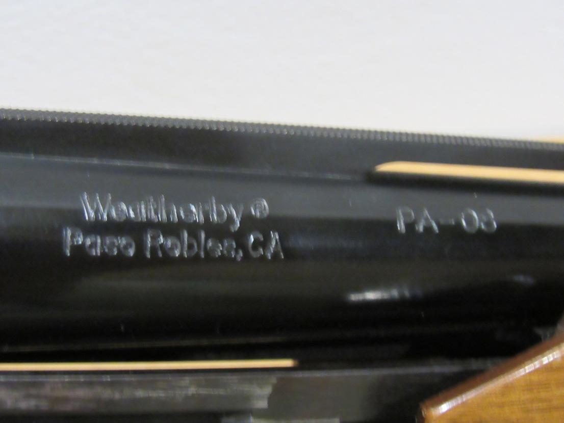 Weatherby Model PA-08 Compact Upland Pump Action Youth Shotgun, SN# TA01934