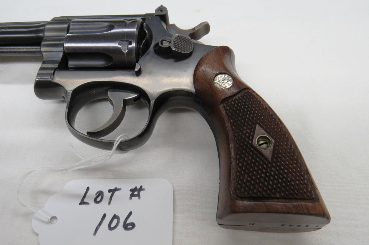 Smith & Wesson Model K22 Masterpiece (Mfg. 1949) Revolver, .22 Long Rifle Caliber, 6" Barrel, Origin