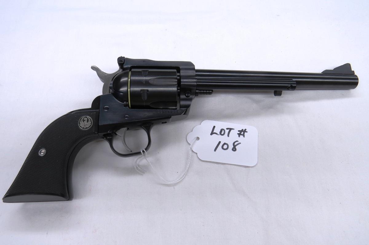 Ruger Model Blackhawk Revolver, SN# 51-42548, .30 Carbine Caliber, 7 1/2" Barrel, Original Grip, Bri