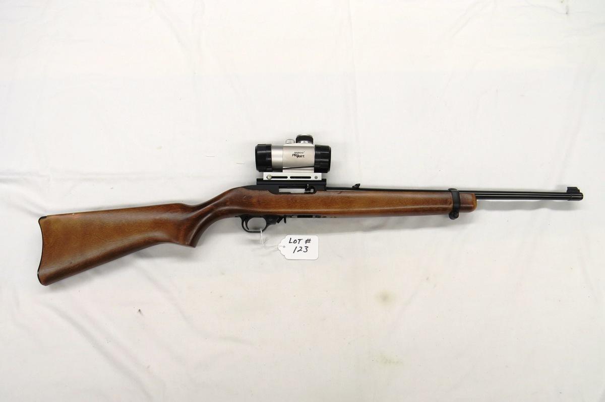 Ruger Model 10/22 Carbine Rifle, SN# 123-15727, .22 Long Rifle Caliber, Tasco Pro Point Scope, Cylin