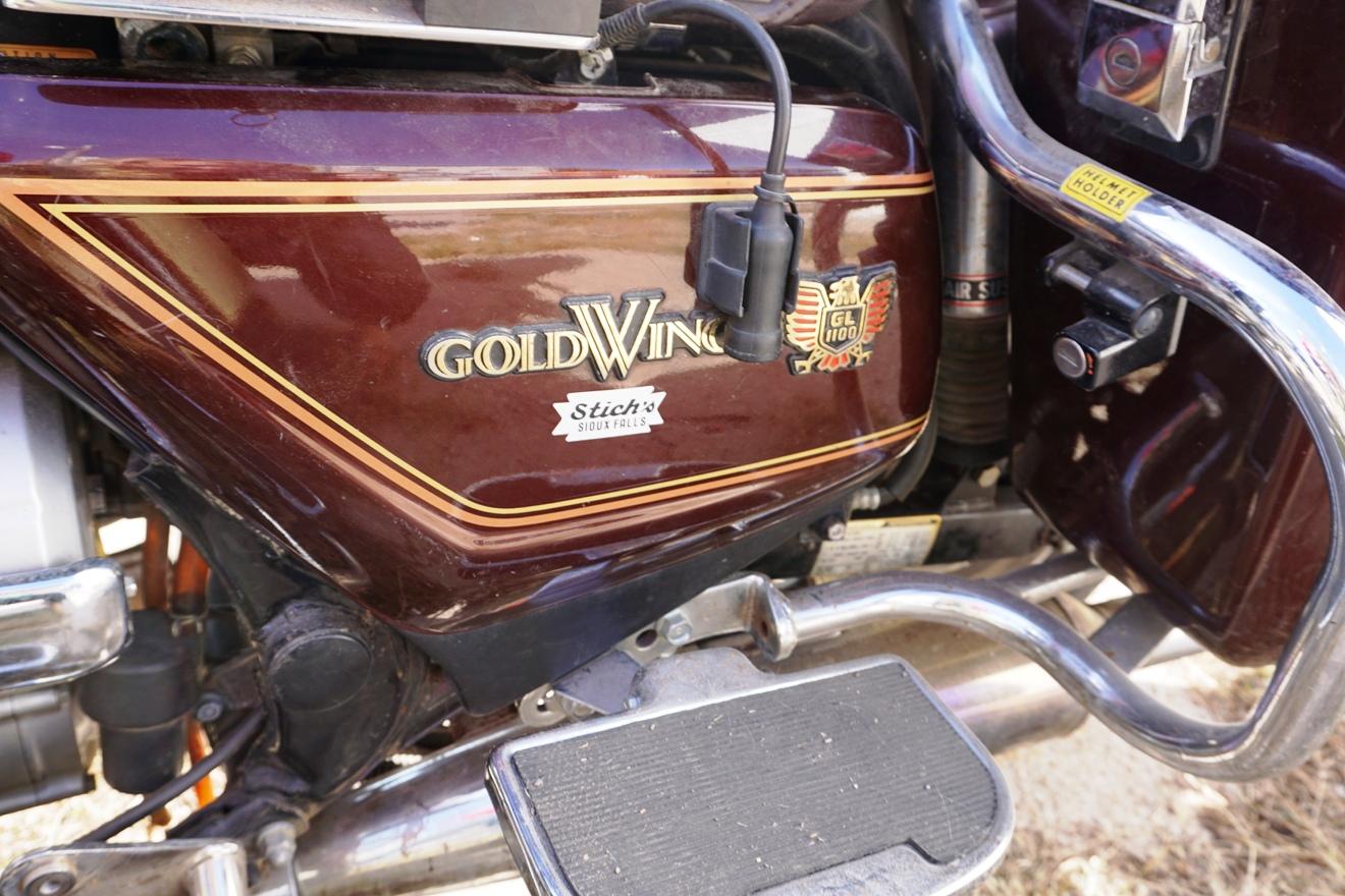 1983 Honda Model 1100 Gold Wing Motorcycle, VIN# 1HFSC0216DA317695, 20,264 Actual Miles (Recently ha