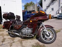 1983 Honda Model 1100 Gold Wing Motorcycle, VIN# 1HFSC0216DA317695, 20,264 Actual Miles (Recently ha