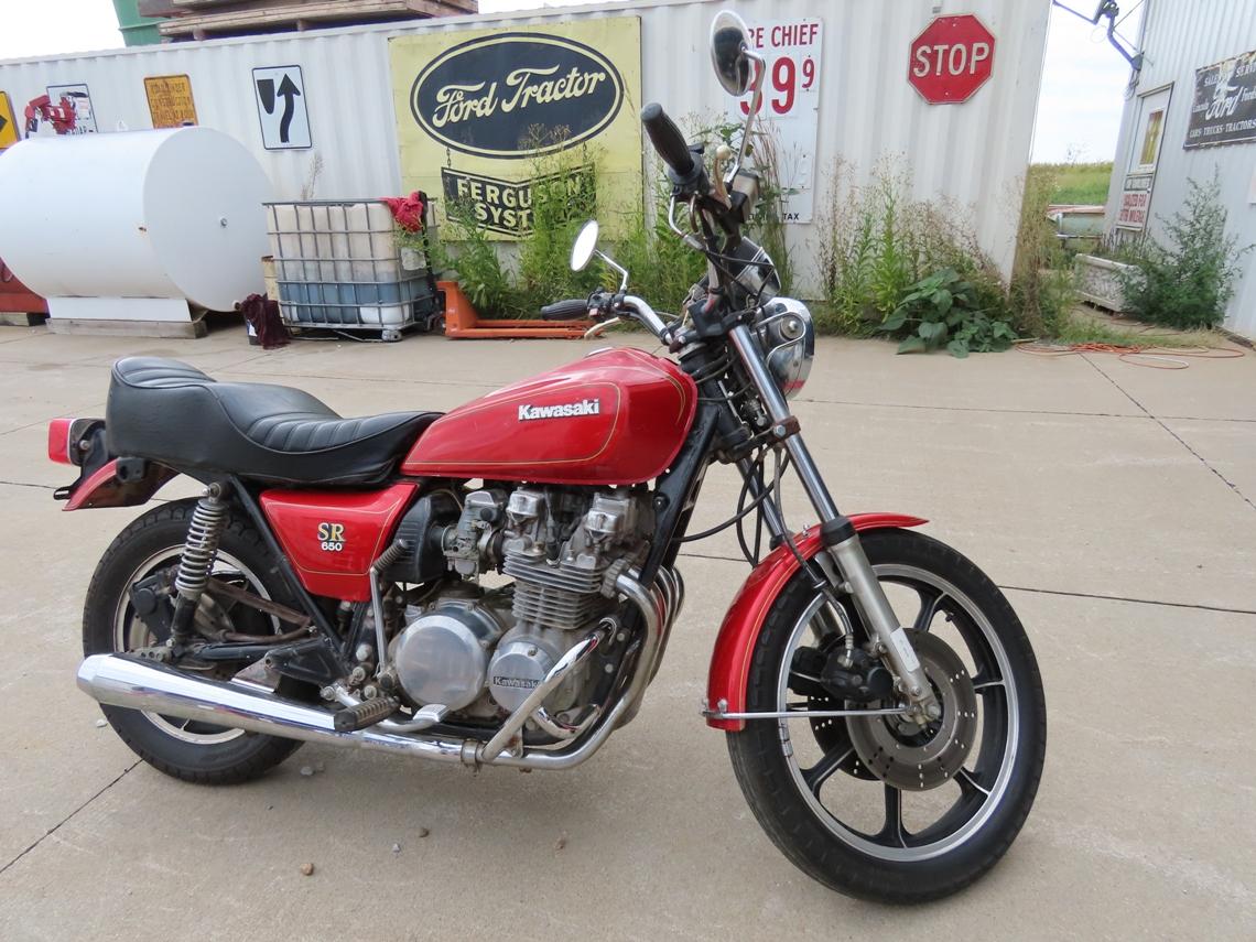 1979 Kawasaki Model K650 Motorcycle, VIN# KZ650D013771, Very Good Appearance, Ran 1 Year Ago.