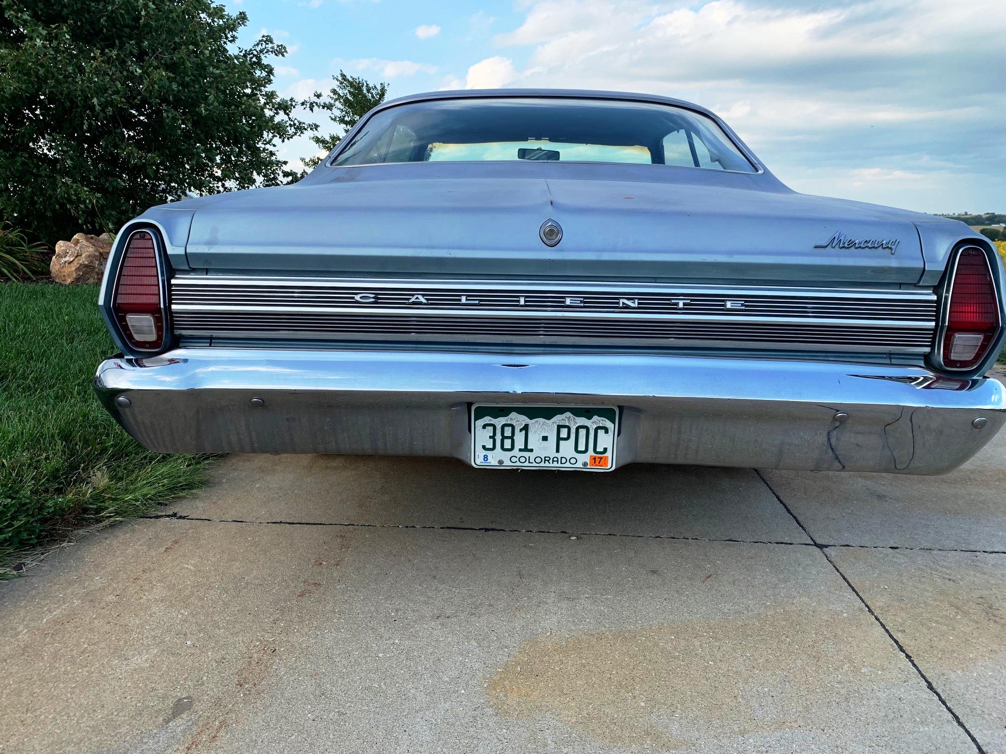 1967 Mercury Comet Caliente 2-Door Hardtop, VIN# 7J11C500314, 289 ci Engine, Automatic Transmission,