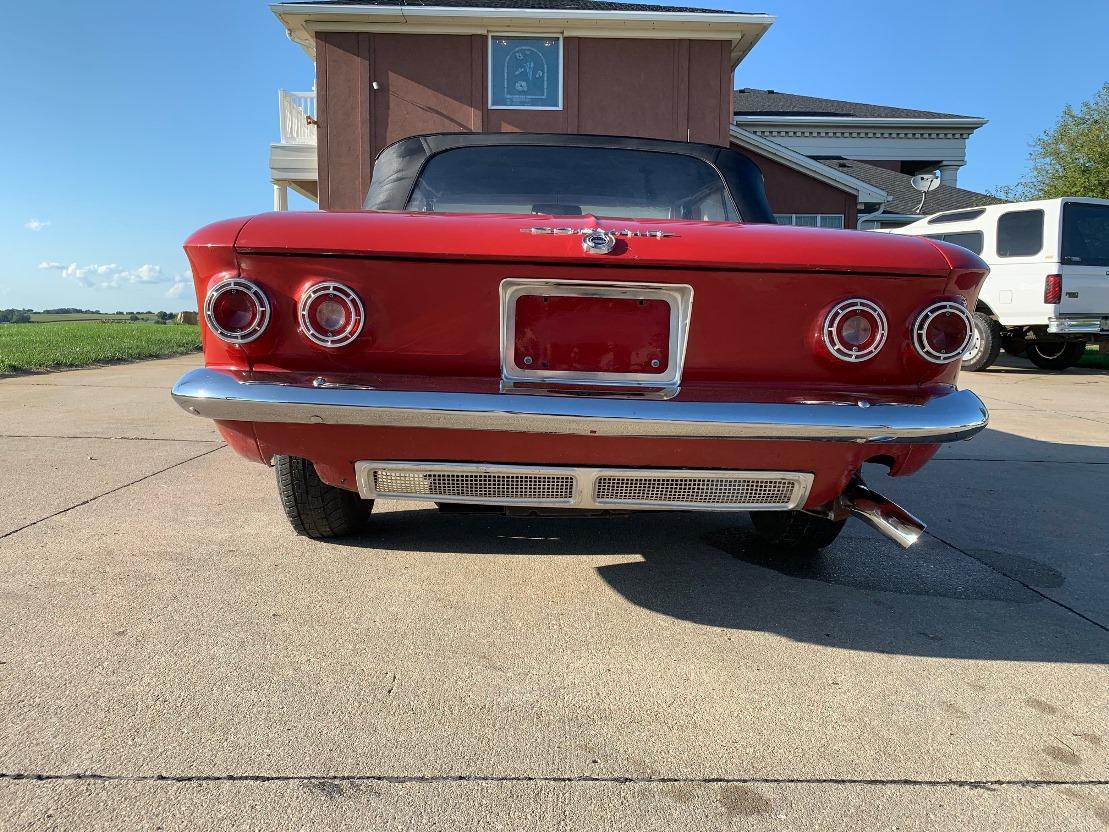 1962 Chevrolet Corvair Monza Turbo Spyder 900 2-Door Convertible, VIN# 20967W272887, 150HP Turbo Gas