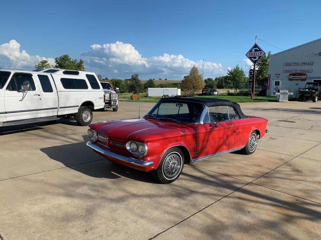 1962 Chevrolet Corvair Monza Turbo Spyder 900 2-Door Convertible, VIN# 20967W272887, 150HP Turbo Gas