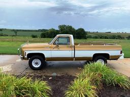 1975 Chevrolet Model K-20 Silverado Trailering Special 4x4 Pickup, VIN# CKY245JL27561, 350 V-8 Gas E