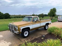 1975 Chevrolet Model K-20 Silverado Trailering Special 4x4 Pickup, VIN# CKY245JL27561, 350 V-8 Gas E