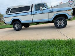 1977 Ford Model F-250 4x4 Highboy Pickup with Topper, VIN# F26SR028134, 55,618 Miles, 460 Cubic Inch