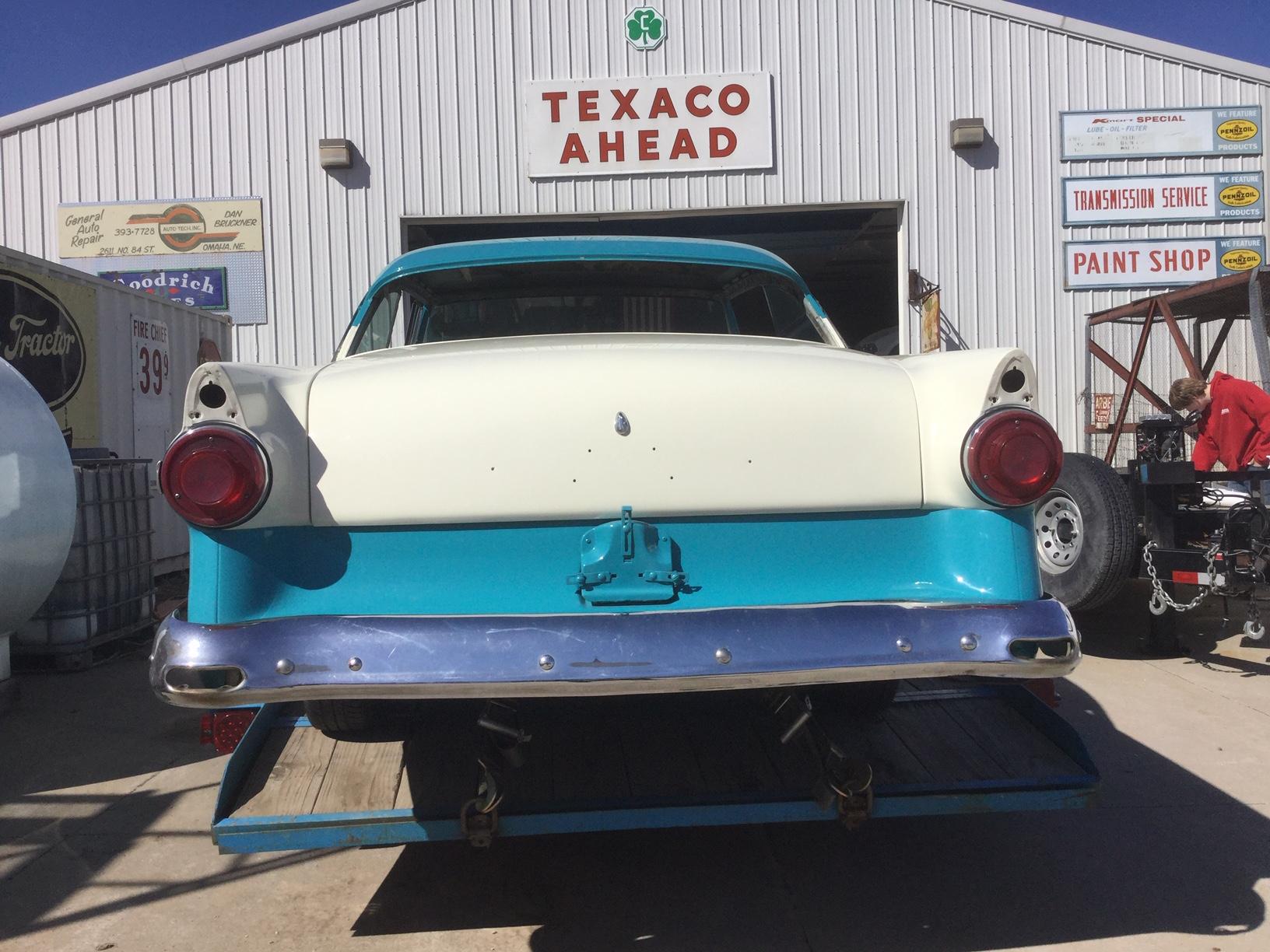 1956 Ford Victoria 2-Door Hardtop, VIN# P6RV-201630, Peacock Blue & White, P Code 312 C.I., Body Wor