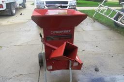 Troy Bilt Super Tomahawk Chipper with Briggs & Stratton Gas Engine.