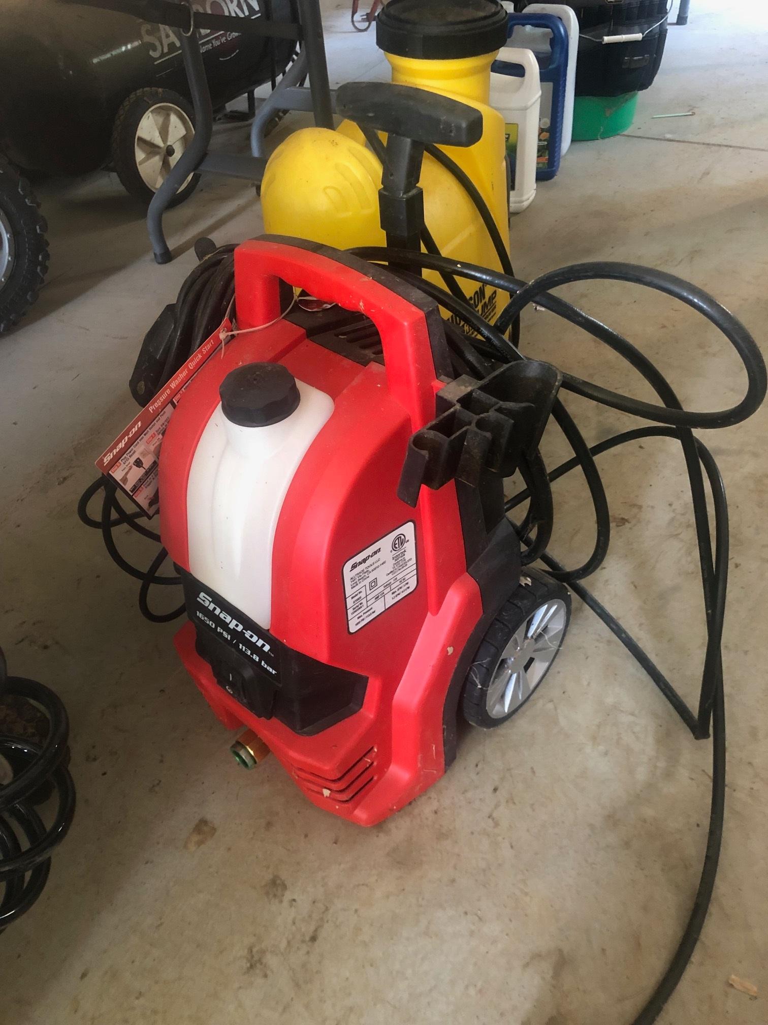 Snap-On 1650psi Pressure Washer.