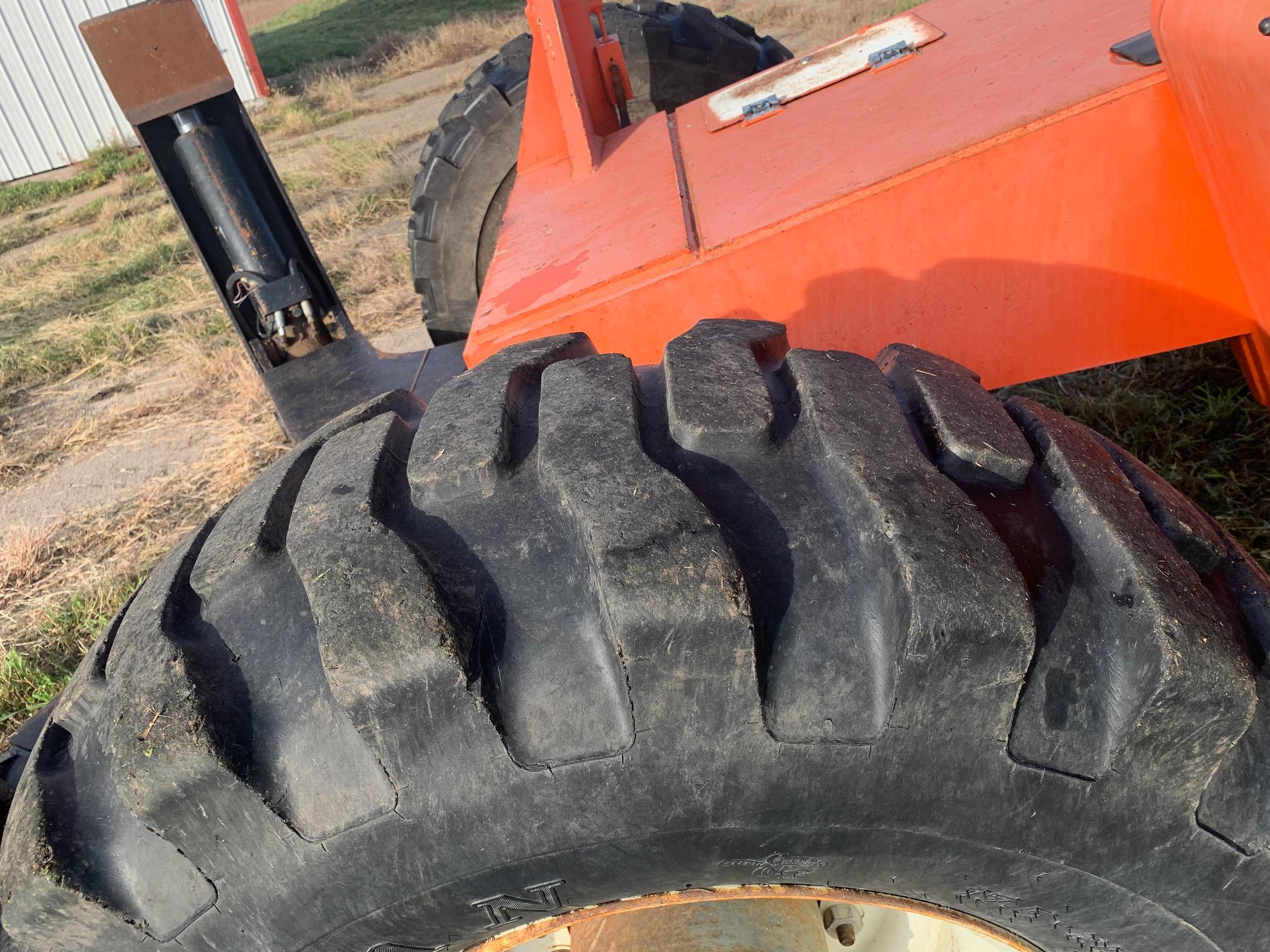 Sky Trak Model 10054 Rough Terrain Forklift, SN #6695, Cummins 239 3.9 Liter Turbo Diesel Engine, Hy