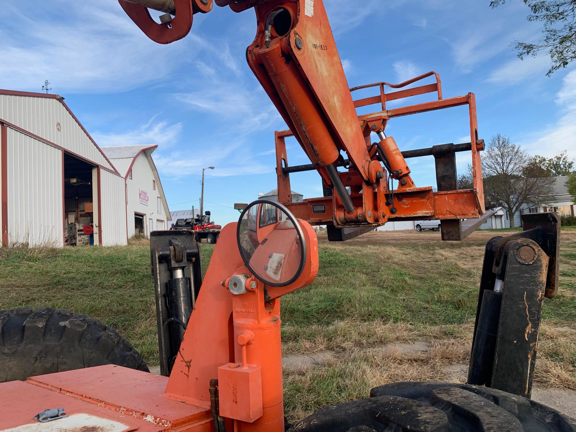 Sky Trak Model 10054 Rough Terrain Forklift, SN #6695, Cummins 239 3.9 Liter Turbo Diesel Engine, Hy