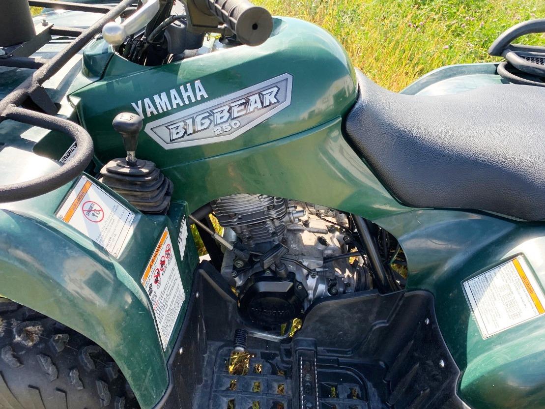 2007 Yamaha Model “Big Bear” 4-Wheeler, VIN# 5Y4AG01Y87A129359, Gas Engine with Electric Start, 3-Sp