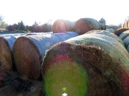 (91) 2019 Grass Hay Round Bales (Approx. 2,000 lbs. per Bale).