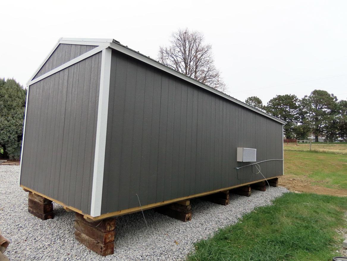 10’x 32' Portable Office, Wood Framed, Electric Outlets & Lights, Combinati