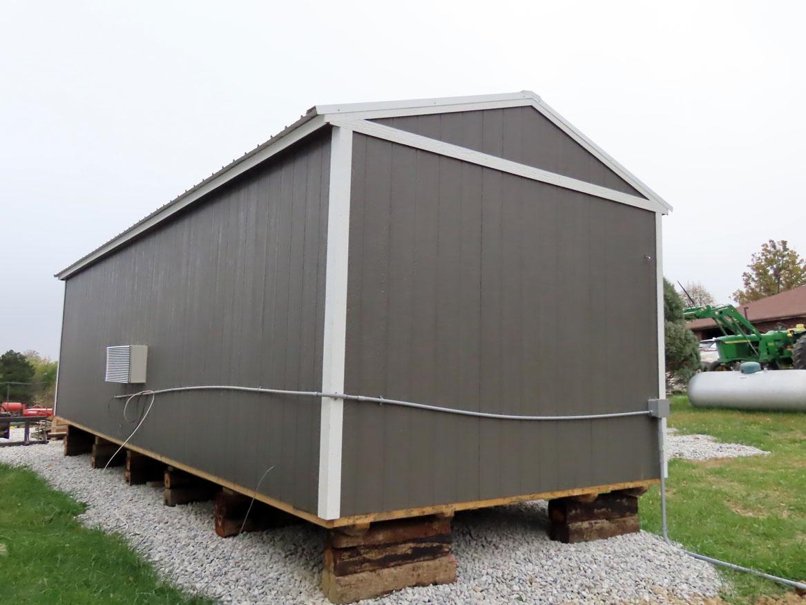 10’x 32' Portable Office, Wood Framed, Electric Outlets & Lights, Combinati