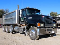 2010 Mack Model CHU613 Pinnacle Triple Axle Dump Truck, VIN #1M2AN07C6AM006803, MP8 Turbo Diesel Eng