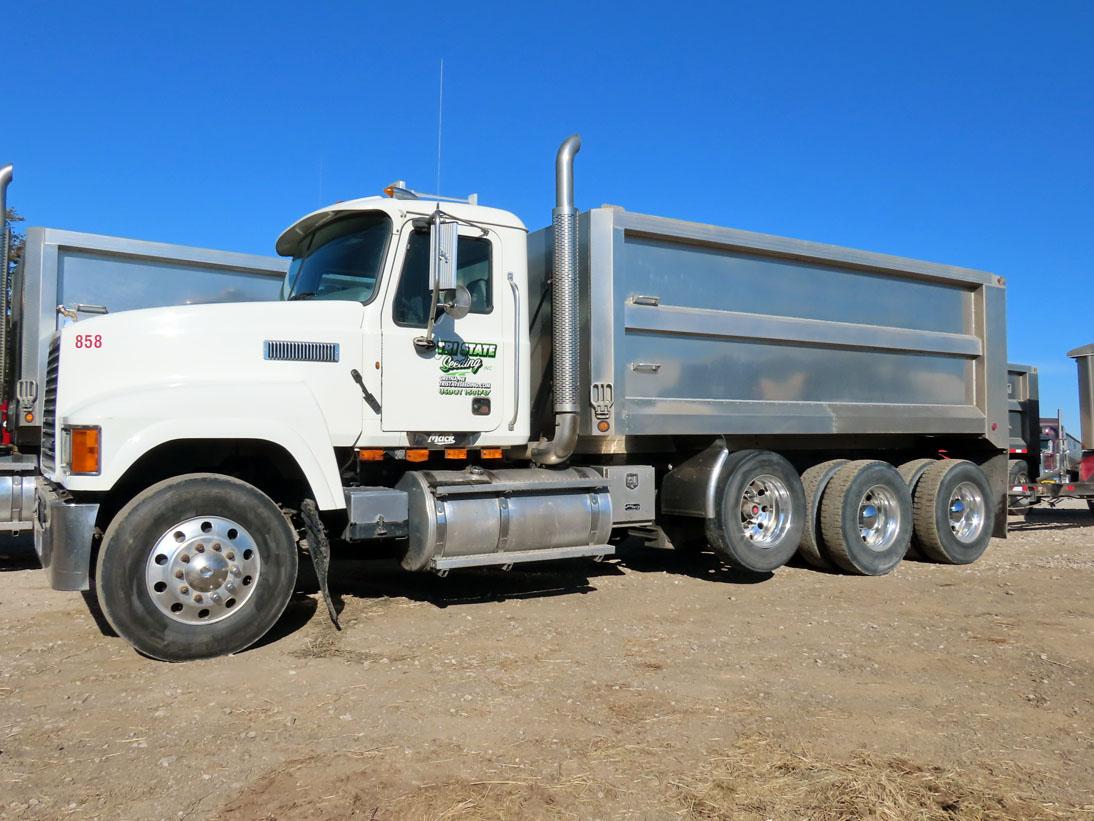 2010 Mack Model CHU613 Pinnacle Triple Axle Dump Truck, VIN #1M2AN07C8AM006804, MP8 Turbo Diesel Eng