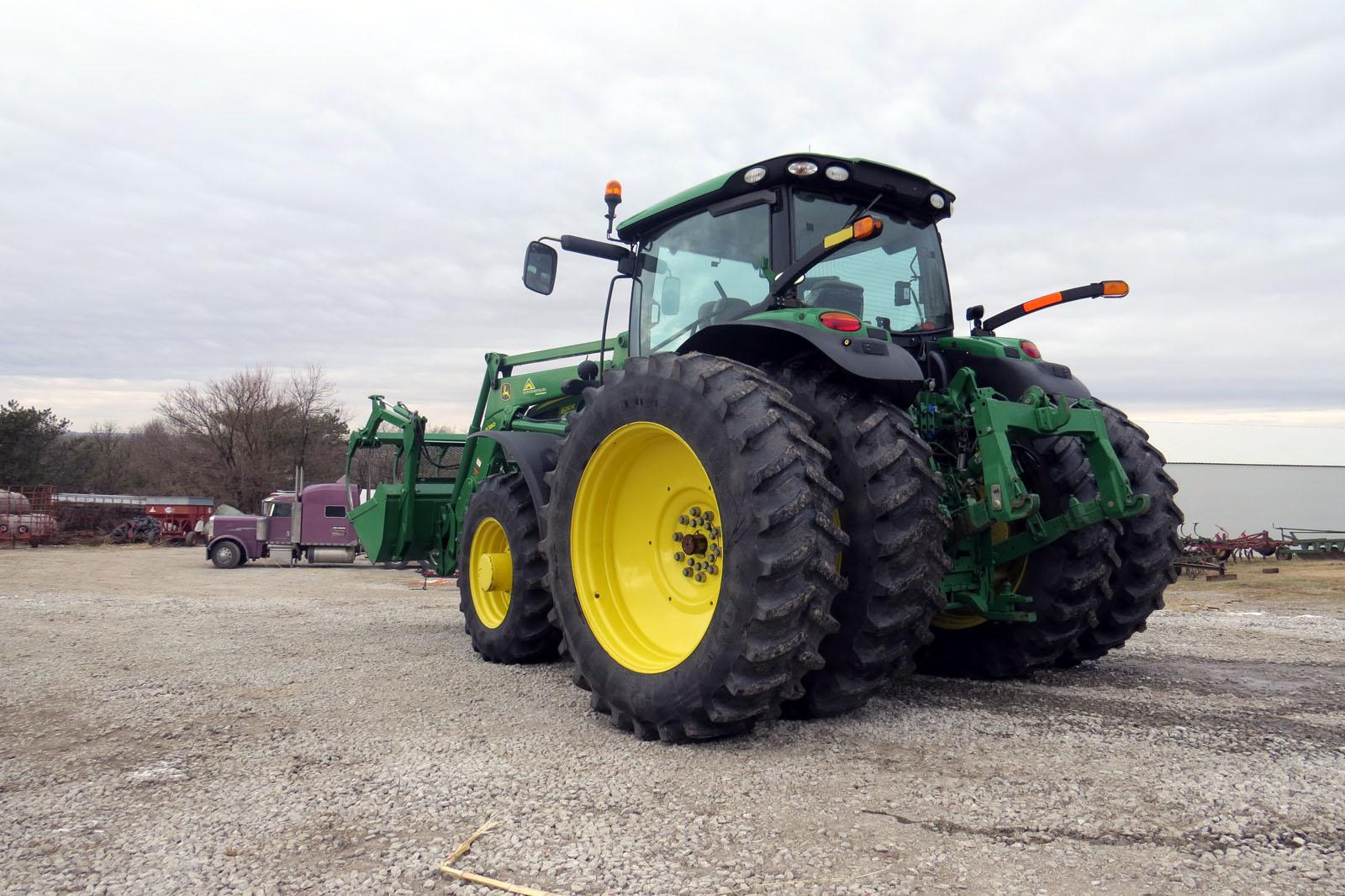 2013 John Deere Model 6210R MFWD Diesel Tractor, SN #1RW6210REDD008977, John Deere Turbo Diesel Engi