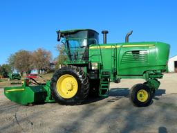 2015 John Deere Model W235 Rotary Self-Propelled Windrower, John Deere 6.8 Liter Turbo Diesel Engine