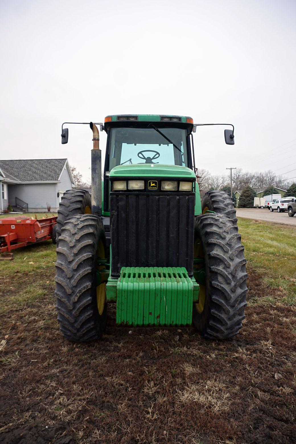 1998 John Deere 8100 MFWD Diesel Tractor, SN# RW8100P021364, Power Shift Transmission, Cab w/AC & He