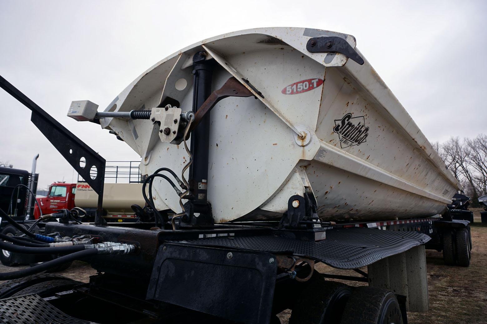 2008 Smith Co Model 53-49-36 Triple Axle Side Dump Trailer, VIN# 1S9SS49338L476073, 86,268lb. GVW, 3