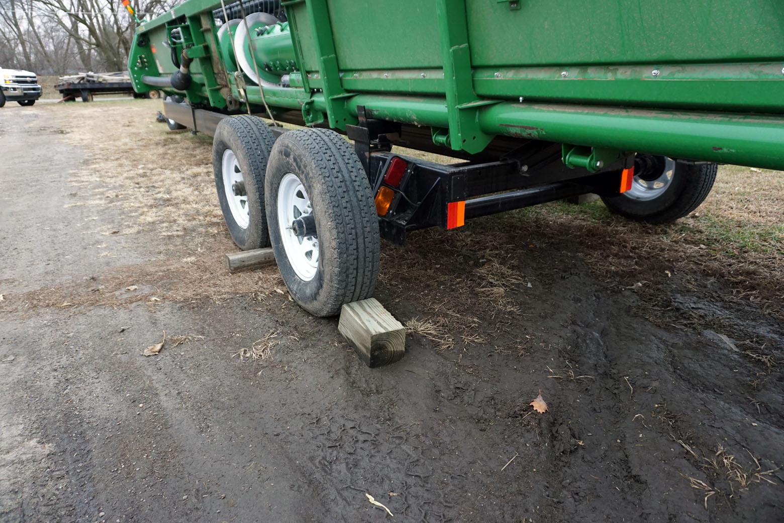 2011 Duo-Lift Tandem Axle Head Carrier Trailer, Dual Front Dolly Wheels, Rear Tandem Axle, Can Carry