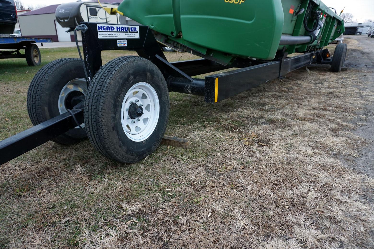 2011 Duo-Lift Tandem Axle Head Carrier Trailer, Dual Front Dolly Wheels, Rear Tandem Axle, Can Carry