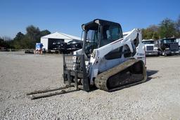 2015 Bobcat Model T650 Track-type Skid Loader, SN #ALJG13019, Kubota 4-Cylinder Diesel Engine, EROPS