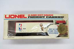 Lionel O & O27 Gauge Freight Carrier, NBA Basketball Car, #6-9359 in Origin