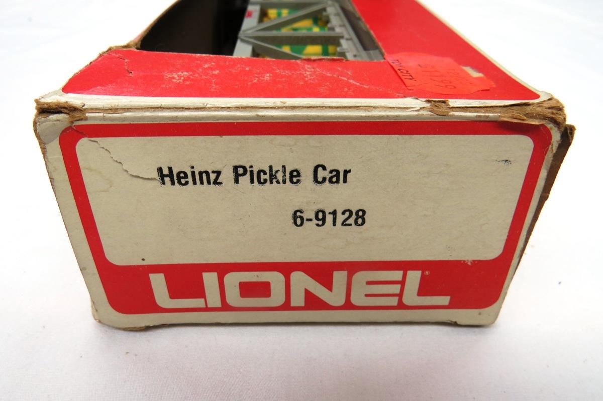 Lionel Heinz Pickle Car, Item #6-9128 in Original Box.