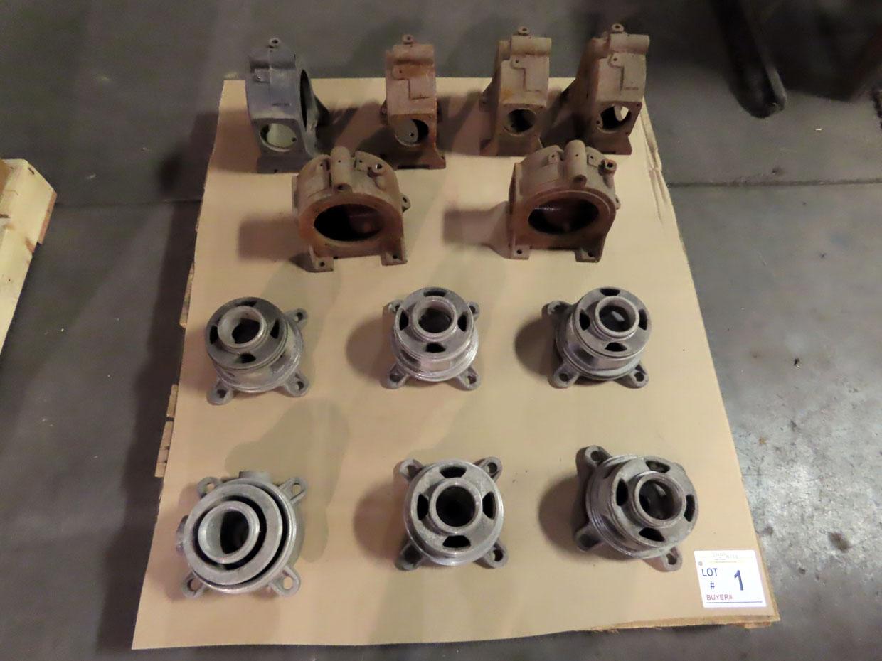 Pallet of (6) Anhydrous Cooling Tower Parts & (6) Pump Housings.