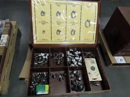 Lawson 4-Drawer Parts Assortment with Inventory (Heat Shrink Tubing, Spring Lock Pins, etc).