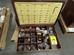 Lawson 4-Drawer Parts Assortment with Inventory (Heat Shrink Tubing, Spring Lock Pins, etc).