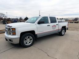 2014 Chevrolet Model K1500 Silverado Crew Cab Pickup, VIN#3GCUKREC6EG377809