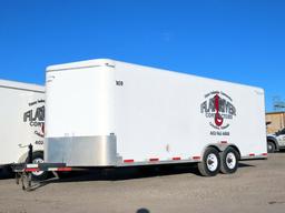 2015 Sharp 20’ Tandem Axle All Aluminum Enclosed Trailer, VIN#159BE202XB187