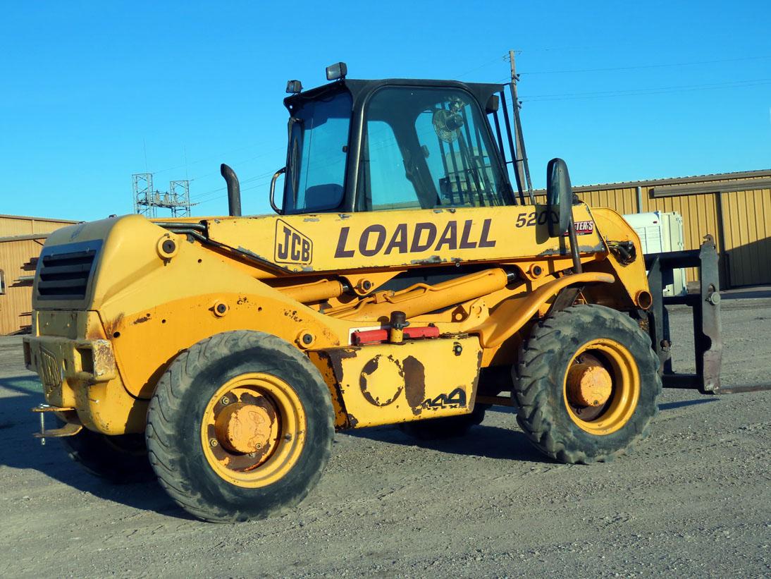 1998 JCB Loadall Model 520 Rough Terrain Forklift, SN#SLP520WF0789573, Dies