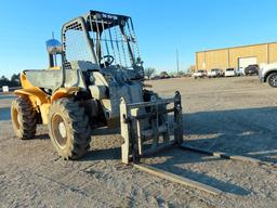 JCB Loadall Model 520 RT Forklift, SN#1411215, Perkins 4-Cylinder Diesel En