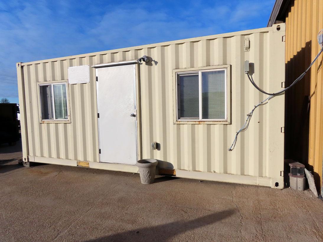 2007 8’ X 20’ Portable All-Steel Jobsite Office Container, Cargo Doors, Sid